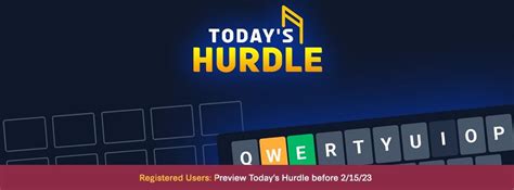 hurdles game|Today's Hurdle hints and answers for May 12, 2025 .